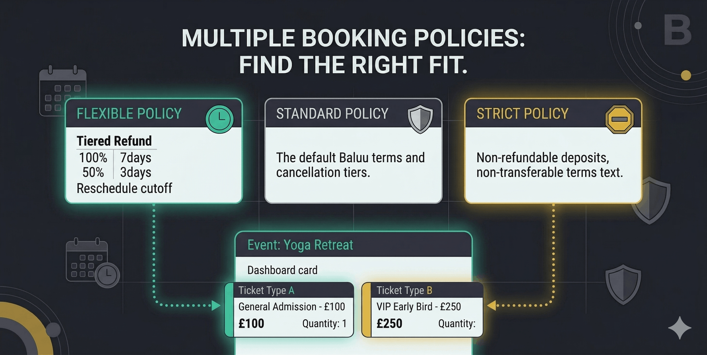Flexibility Where You Need It: Multiple Booking Policies Are Now Live 📜